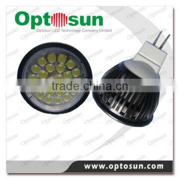 warm white mr16 3w mini 12v led spotlight (CE& Rohs)