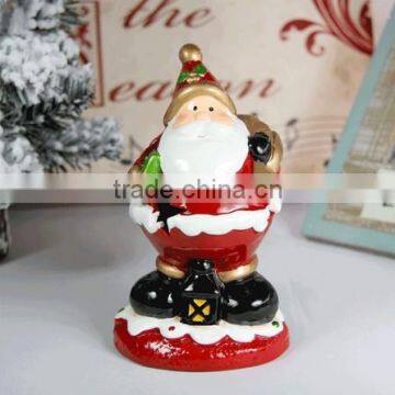 ceramic led santa claus