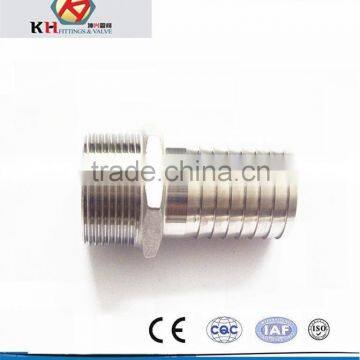 stainless steel threaded hose nipple fitting