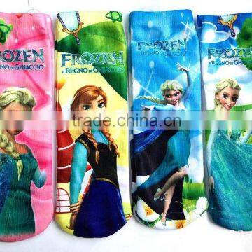 3d cartoon girl tube sock