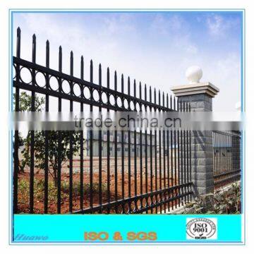 steel palisade fence/ steel grills fence design