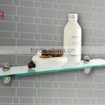 bathroom glass shelf