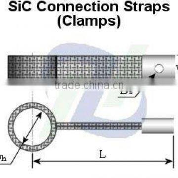 Sic connection straps and clamps