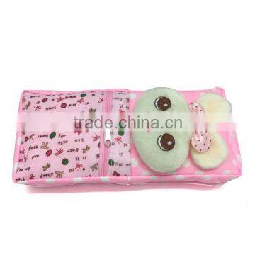 Cute Maiden Stationery Plush Rabbit Cotton Pencil Case