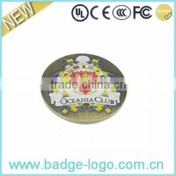 custom high quality club coins