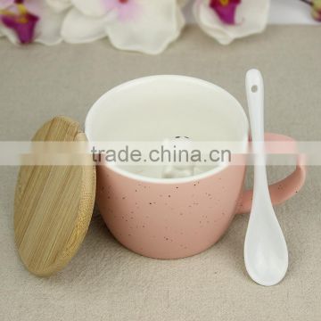 Customis printed coffee cup porcelain animal shape mugs