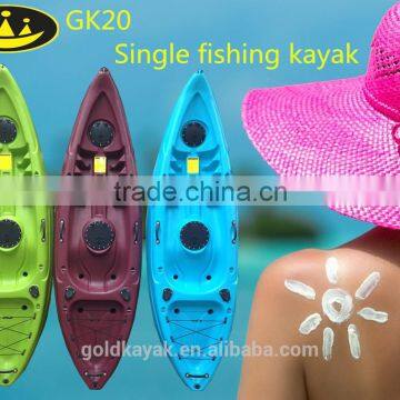 1 person fishing kayak plastic kayak popular style made in big factory