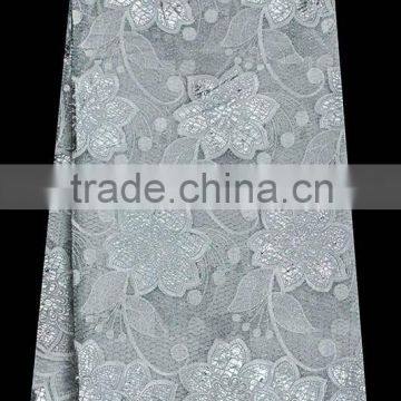 CL17-54 Multicolor Wonderful Flower Pattern Organza Lace for Halloween Dress French Lace Fabric photo-4