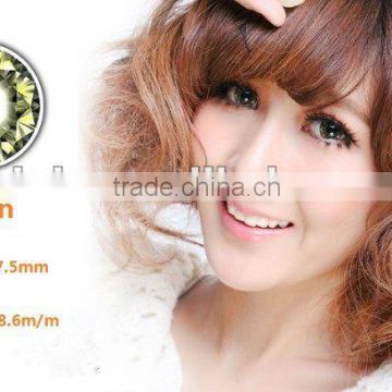 2 tone contact lens/diamond contact lens,/plano contact lens colors eye