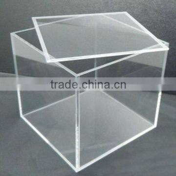 Plastic storage box square acrylic box for retail