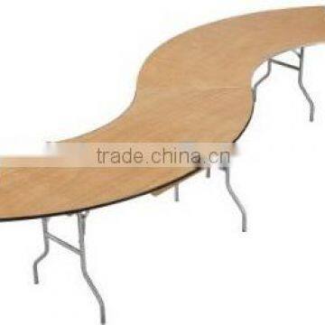 Plywood Rectangle Folding Table photo-3