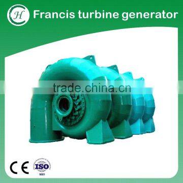 Water turbine generator for Francis turbine/water turbine generator