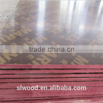 brown/black film faced plywood for construction use with hardwood core