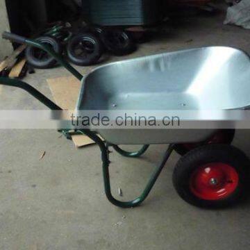 wheel barrow Galvanized two wheel wheel barrow wb6410 china alibaba