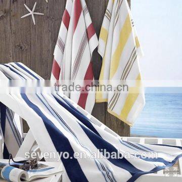 100% Cotton velvet reactive printed beach towels