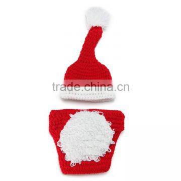 Hot sale Chic baby clothes in christmas, so cute keep warm cap and vest for kid