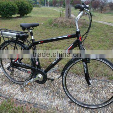 New Design Green Power Karl e Bike, Great Price 28inch Man Electric Bike With Rear Rack Battery Made in China