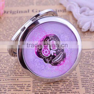 Cosmetic Mirror With Skull Designs