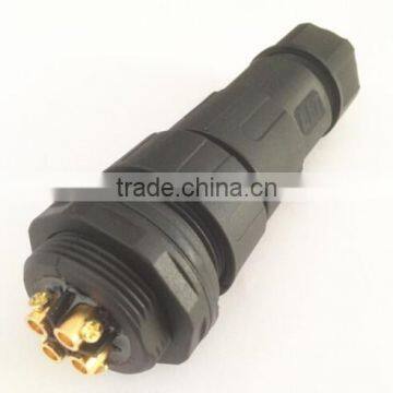 4 Pole Waterproof Connector Male Socket With Female Plug Cable to Board Connector photo-2