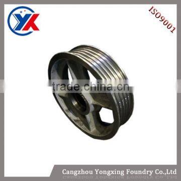 2015 hot sale cast iron Elevator traction wheel, elevator wheel sheave, iron cast lift parts