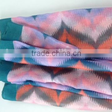 digital printed polyester lady fashion scarf