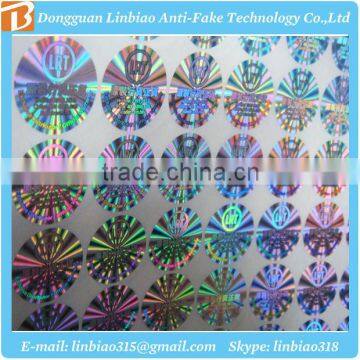 Anti-fake durable custom dot-matrix hologram labels