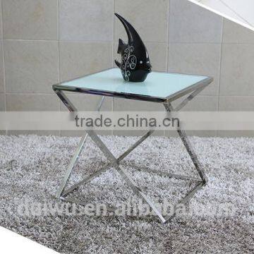 Modern bedroom glass table , end table , side table