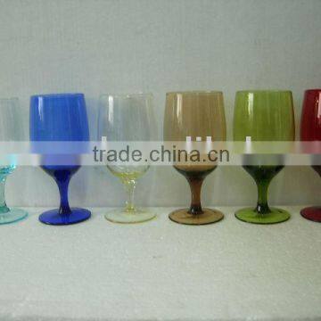 solid color glass fruit juice cup