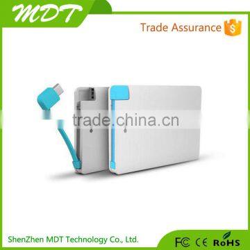 Portable phone charger 2200mah 2600mah super slim power bank business gift print company logo hot selling in Vietnam