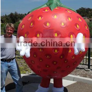 Inflatable strawberry costume