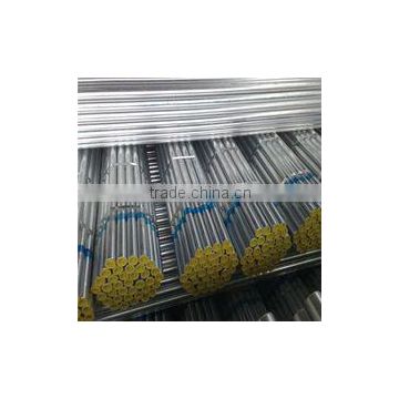 ERW hot galvanized welded steel pipe/GI steel tubing