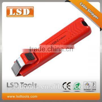 Cable stripping tool for stripping round pvc cable,LY25-2 mini cable stripper