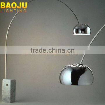 Fabric shade marble lamp Baoju lighting