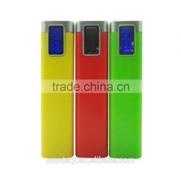 Hot selling portable battery charger,power bank, 2200mAh power bank with LED display