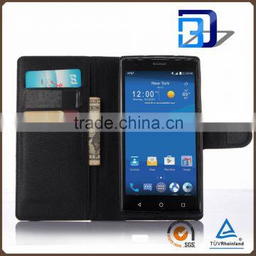 New Products 2016 Innovation Product Stand Wallet Lychee Leather Cover for ZTE Zmax 2 Z958 Z955L Case Mobile Accessories photo-2