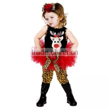 2pcs baby girls black Christmas coustumes