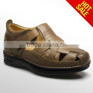 men leather slippers