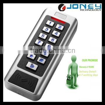 Waterproof Two doors standalone access control wiegand 125KHz/13.56MHz rfid reader