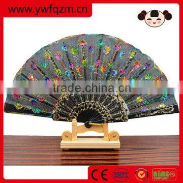 New design wooden folding cooling fan