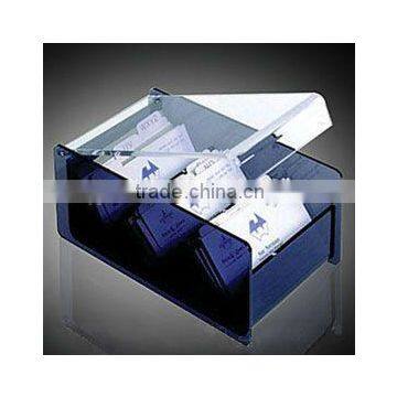 acrylic desktop business name card box