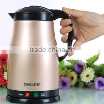 Baidu FactoryElectrical Applaince Double Layer Spray Paint Stainless Steel Hot Water Electric Kettle Popular in Vietnam Thailand photo-5