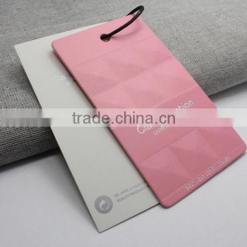 customized fashion paper hang tag for dress