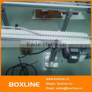 Modular plastic mobile conveyor belt