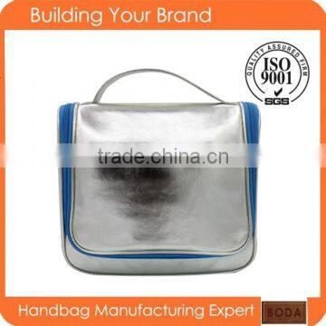 China wholesale 2015 new product for fashion women glitter Pu cosmetic bag