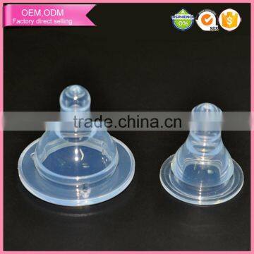 Best Selling Baby Safety Products Wide Neck Breastlike Liquid Baby Teat / Nipple