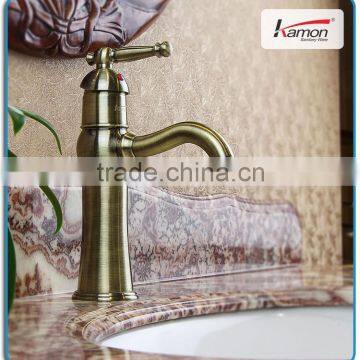 Antique Brass Mixer Basin Faucet