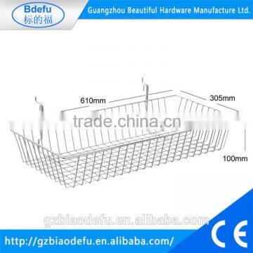 H100 x W610 x D305 mm Chrome plating metal wire basket