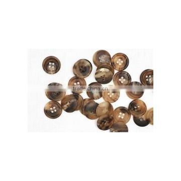 Button/ buffalo horn color button for suit garment & jeans accessories bulk expoter