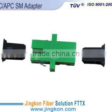 Green Color SC/APC SM Fiber Optic Adapter