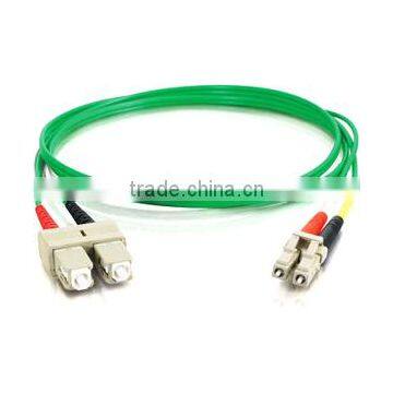 3m LC-SC 50/125 OM2 Duplex Multimode PVC Fiber Optic Cable